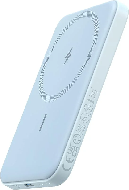 Anker 621 MagGo, Magnetisk Powerbank, 5000mAh, Ultratunn — Mobil och surfplatta