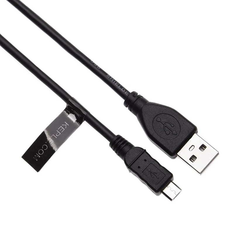 Micro USB laddningskabel kompatibel med Amazon-produkter: Fire TV-stick, Amazon Echo Dot (2 generation), Echo Dot Kids Edition, Amazon Tap, Amzaon Fire 7, Fire HD 8, Fire HD 10 High Speed (1 m) — Smarta hem