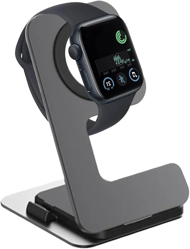 Trådlös laddare för smartwatch – vikbar klocka laddningsstation, Trådlös strömförsörjningsdocka för ungdomar kvinnor resor lekrum sovrum — Mobil och surfplatta