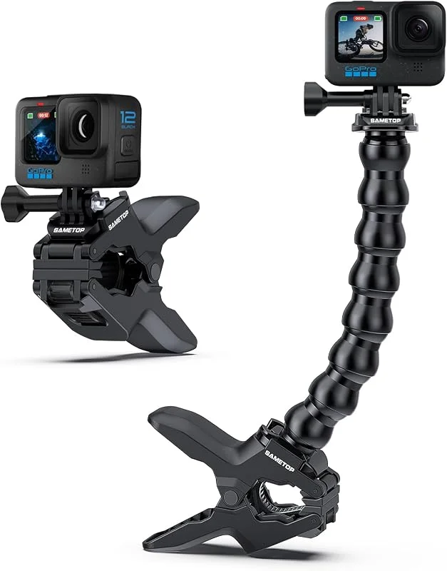 Jaws Flex Clamp Käftar Flexibla Klämfäste Svanhalsstöd för GoPro — Portabel digital och ljud