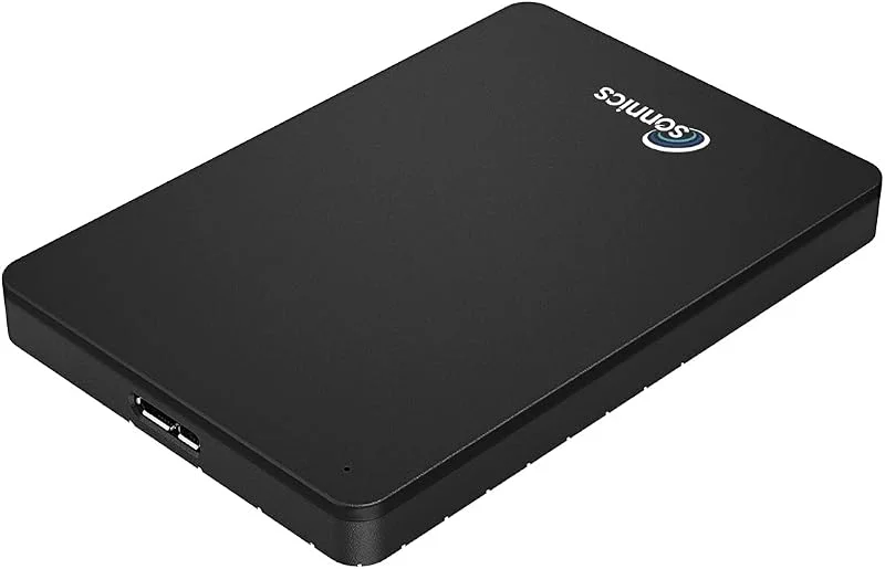 Sonnics 1TB USB 3.0 Externa Portabla Hårddisk för Windows PC, Mac, Smart TV, XBOX ONE & PS4, Svart — Hårvård