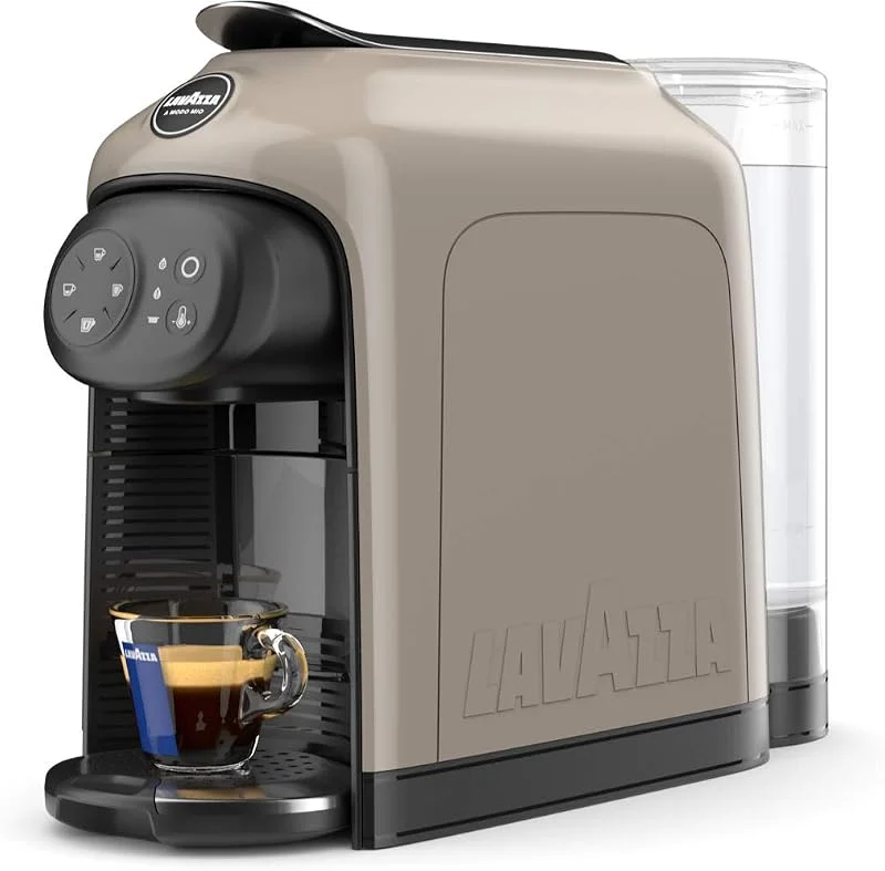 Lavazza, A Modo Mio Idola, kaffekapselmaskin, kompatibel med A Modo Mio-kapslar, tyst, justerbart koppgaller och 1, 1 liters behållare, med automatisk avstängning, 1 500 W, 220–240 V AC, 50–60 Hz — Kök & Hushåll
